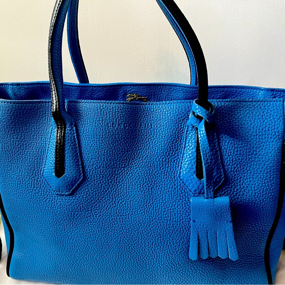 Longchamp Penelope Leather Tote Bag In Rich Blue Gem longchamp-penelope-leather-tote-bag-in-rich-blue-gem